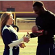 Screenshot from Jillian Parker's "Mr. Football" music video
